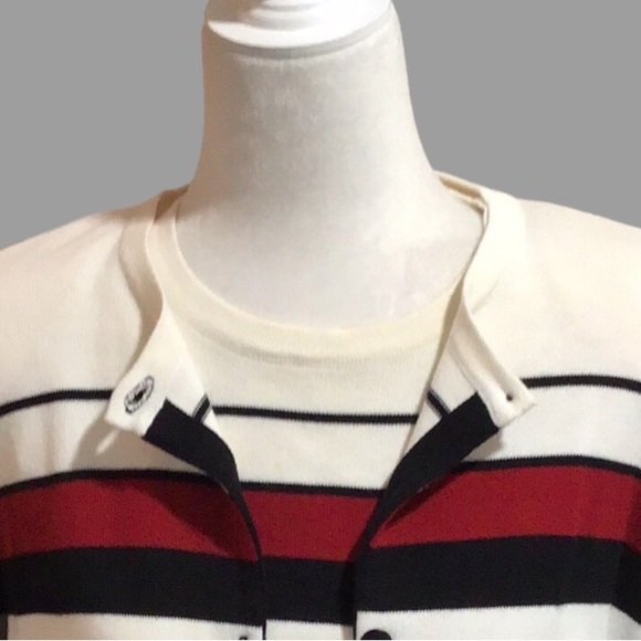 Dress Barn 2-Piece Sweater Set, Button-Up Cardigan & Matching Top, Size Large - Picture 2 of 12